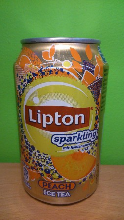 LIPTON SPARKLING PEACH 330ML DE